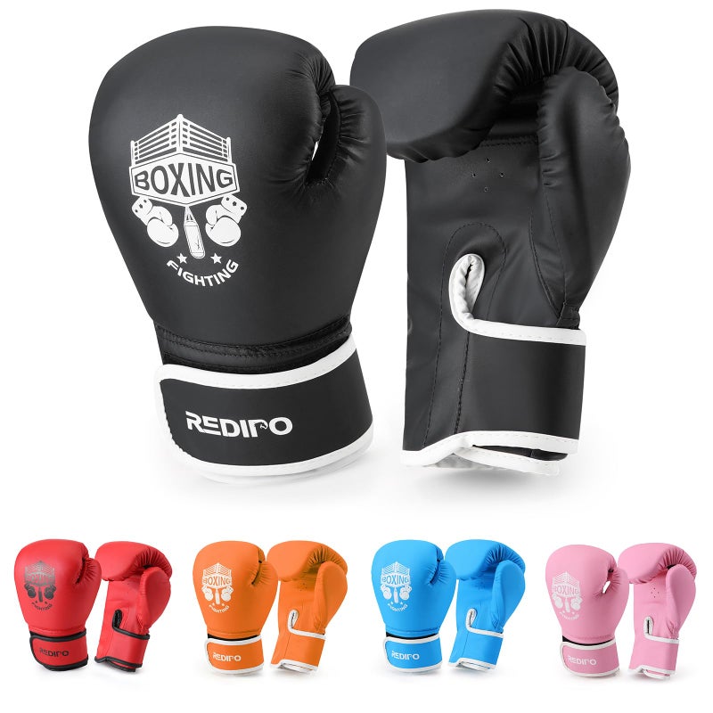 Redipo Kids Boxing Gloves, Sponge Foam Training Sparring Gloves Thai Kick Boxing for Kid and Youth, Suitable for Boys and Girls Age 3 to 9 Years - Image 1